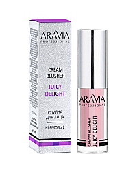 Aravia Professional Juicy Delight Blusher 01 - Румяна жидкие кремовые, тон персиково-розовый 5 мл
